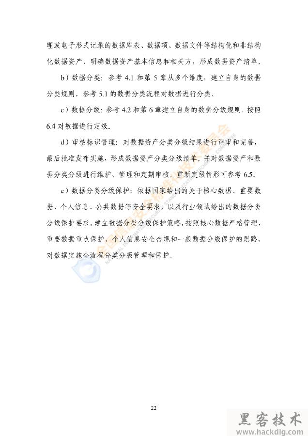 信安标委《网络安全标准实践指南——网络数据分类分级指引》全文